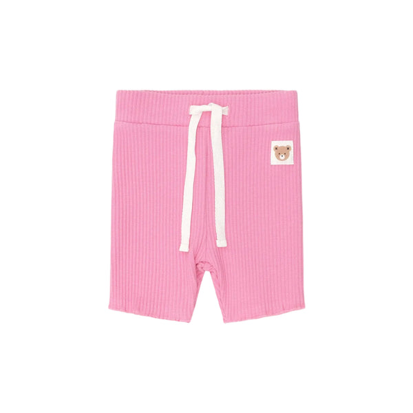 Pink Ribbed Short