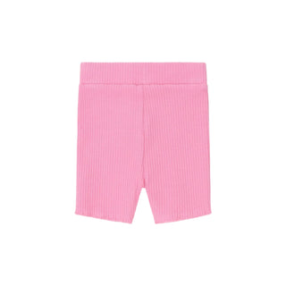 Pink Ribbed Short