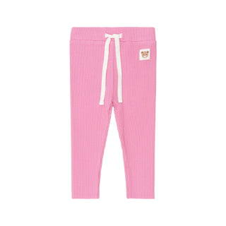 Pink Ribbed Legging