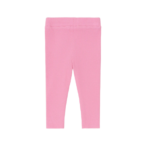Pink Ribbed Legging