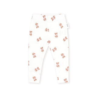 White Tumbling Bow Huxette Legging