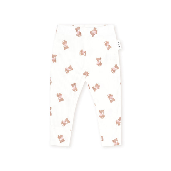 White Tumbling Bow Huxette Legging