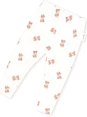 White Tumbling Bow Huxette Legging