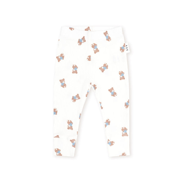 White Tumbling Bow Hux Legging