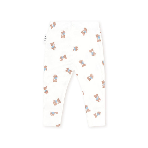 White Tumbling Bow Hux Legging