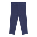 Navy Ribbed Legging