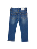 Blue Denim Bow Jeans