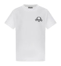 White Mini Me Wreath Logo Embroidery Tee