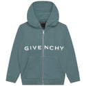 Forest Green Zip Up Sweatshirt