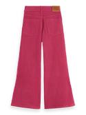 Raspberry Wide Leg Corduroy Pants