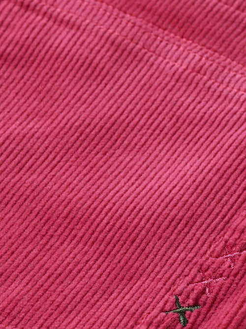 Raspberry Wide Leg Corduroy Pants