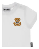 White Baby Toy Bear Patch Tee