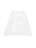 White Cherry Logo Long Sleeve Tee