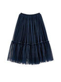 Navy Tulle Skirt