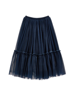 Navy Tulle Skirt