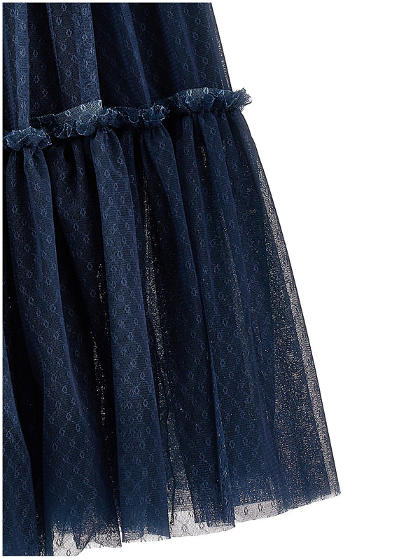 Navy Tulle Skirt