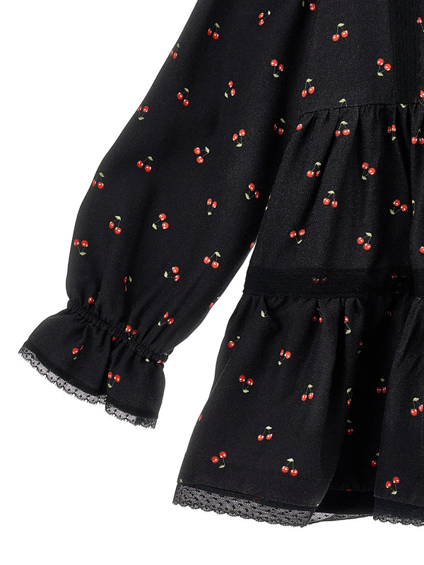 Black Cherry Flowy Dress