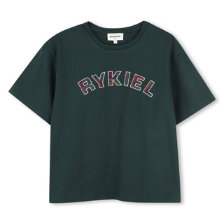Dark Green Plaid Rykiel Tee