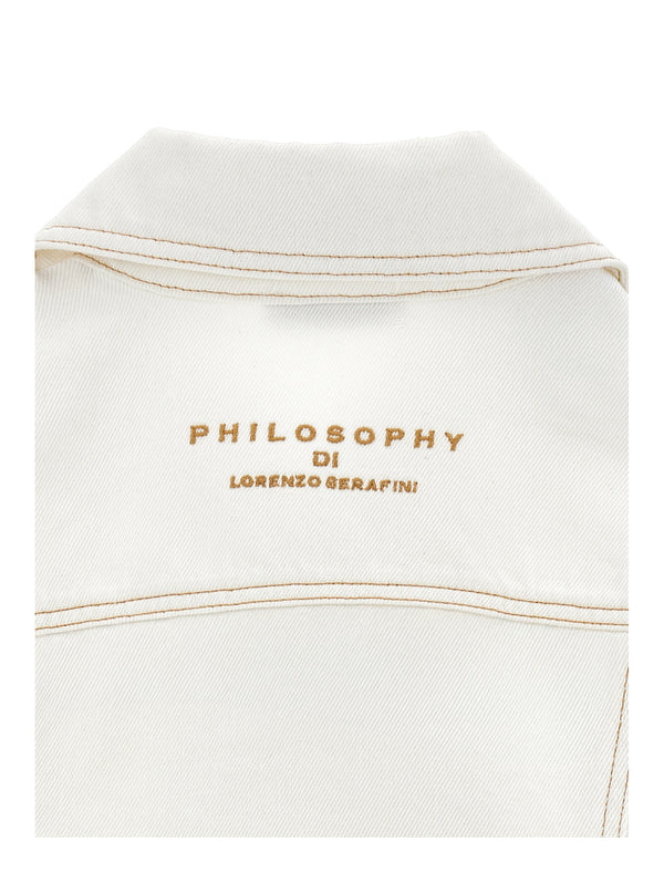 Off White Denim Vest