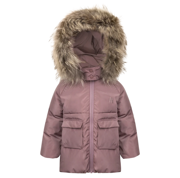 Skyline Muted Purple Toddler Coat