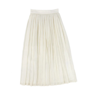 Ida Ivory Linen Maxi Skirt