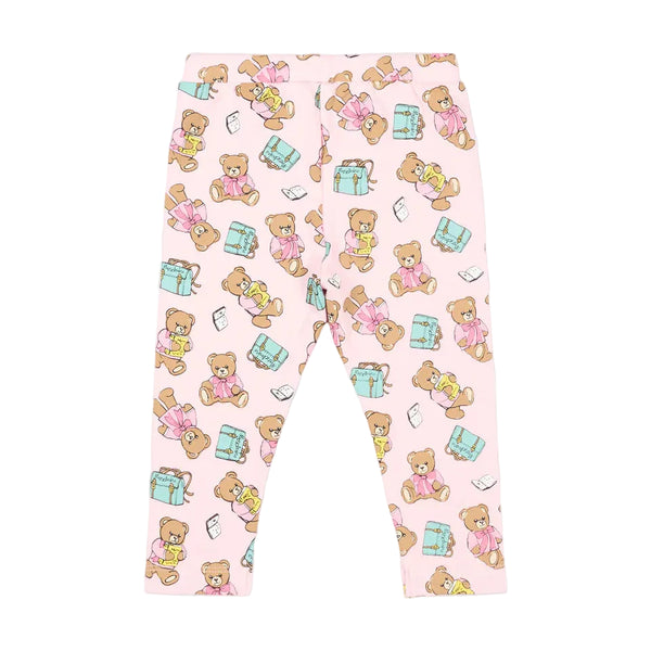 Pink Sugar Rose School Teddy Leggings