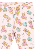 Pink Sugar Rose School Teddy Leggings