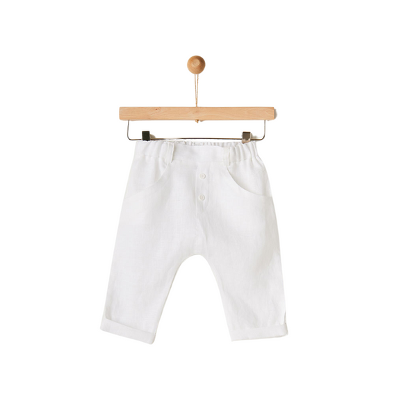 White Linen Pants