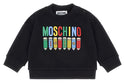 Black Logo Pencil Crewneck
