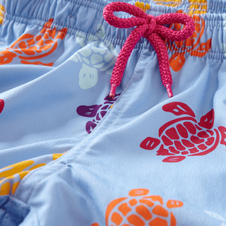 Multicolor Floral Tort Summer Swimshort