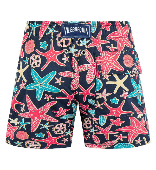 Navy Starfish Print Jirise Swimsuit