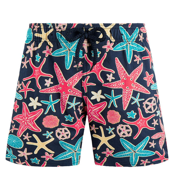 Navy Starfish Print Jirise Swimsuit