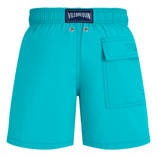 Blue Aqua Reactive Turtle Swim Trunks
