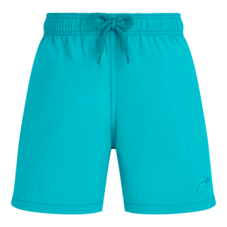 Blue Aqua Reactive Turtle Swim Trunks