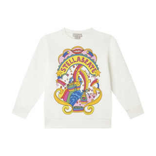 White Stellabrate Crewneck