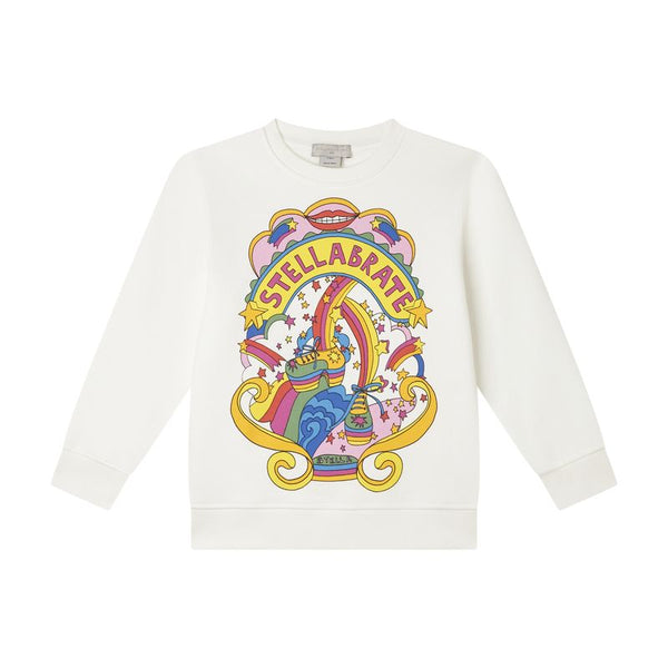 White Stellabrate Crewneck