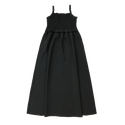 Black Smocking Maxi Jumper