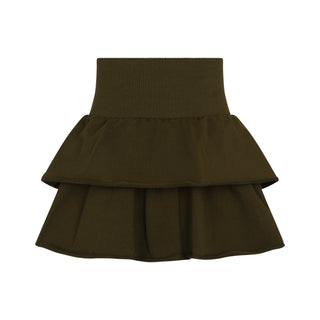 Green Tiered Skirt