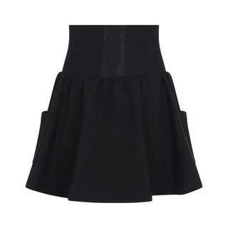 Black Pocket Skirt