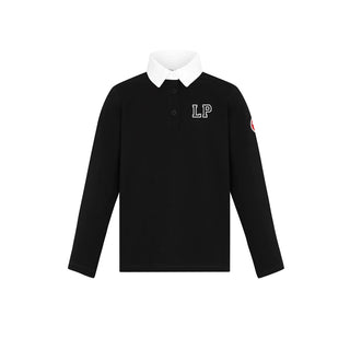 Black Teen LP Est Collar Tee