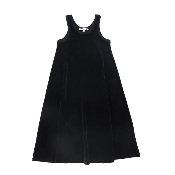 Black Velour Maxi Jumper Dress