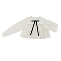 Ivory Teen Bow Blouse