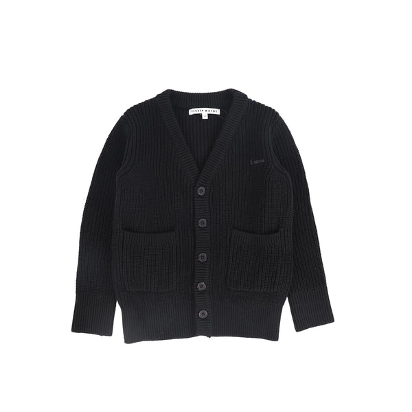 Black Knit Cardigan