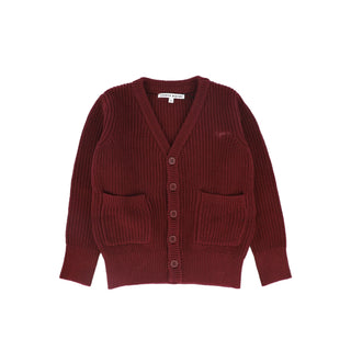 Burgundy Knit Cardigan