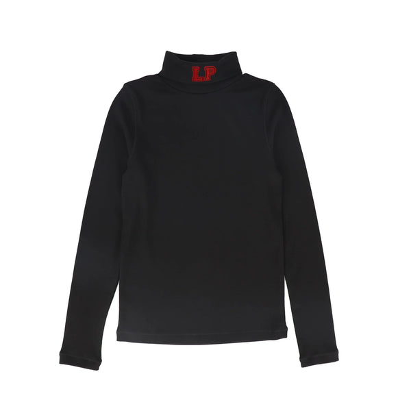 Black LP Mockneck