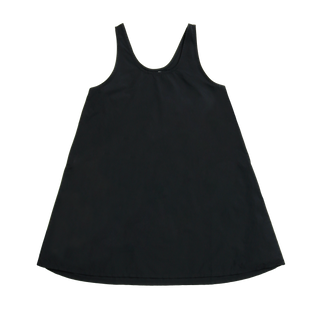Black Taffeta Jumper Dress