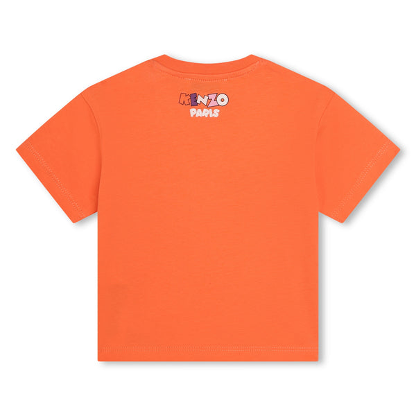Orange Character Logo Tee
