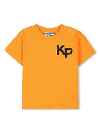 Orange KP Chest with Logo Back Tee