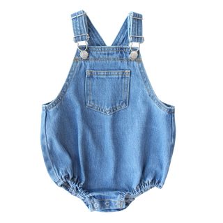 Blue Denim Bloomer Overalls