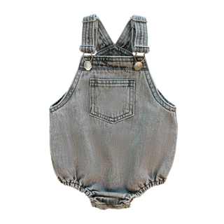 Grey Denim Bloomer Overalls
